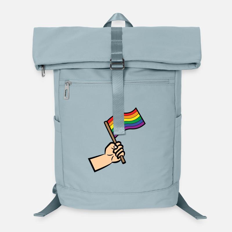 Drapeau arc-en-ciel Droits des LGBT Gay Pride Sac à dos ordinateur