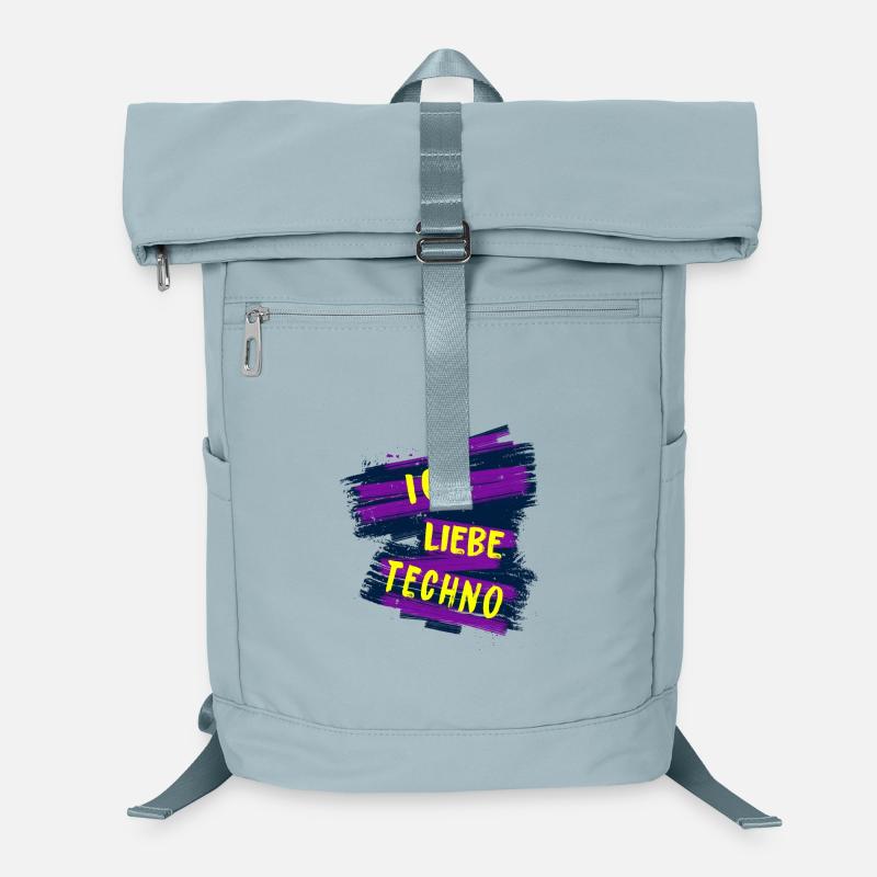 Ich liebe Techno Laptop-Rucksack 