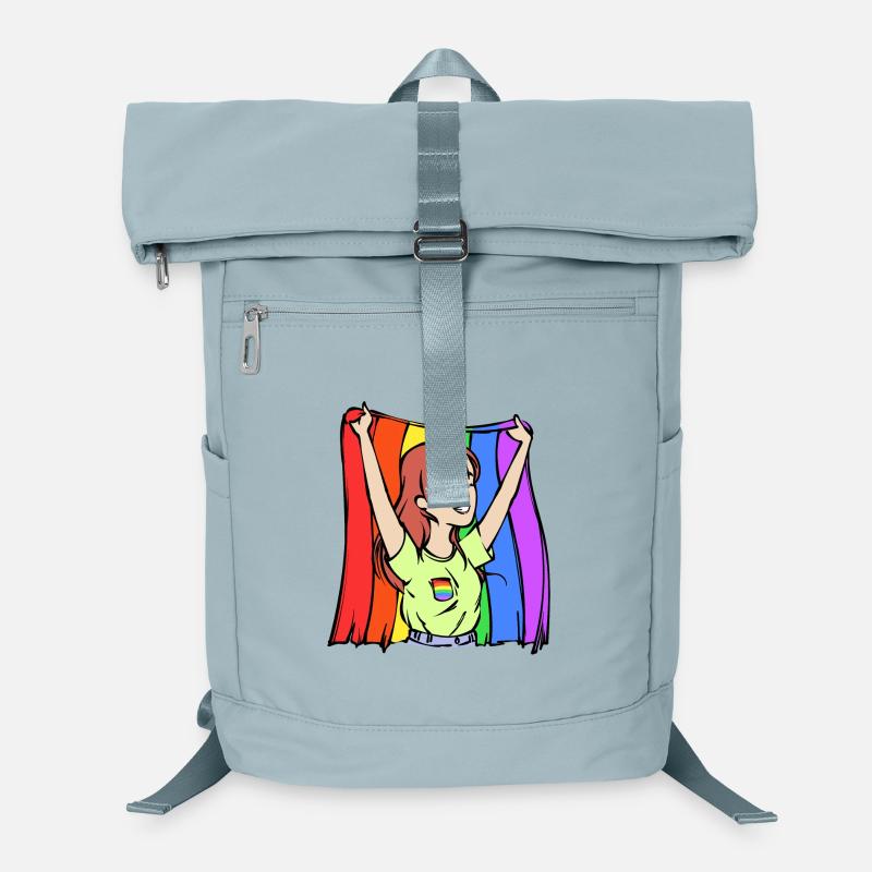 Equality Lgbt Rainbow Flag Homo Laptop Backpack