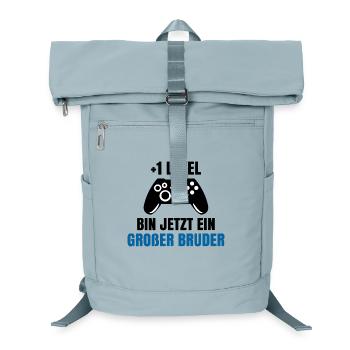 Schwangerschaft Schwanger Babybauch Statement - Laptop-Rucksack  - Eisblau - Vorne