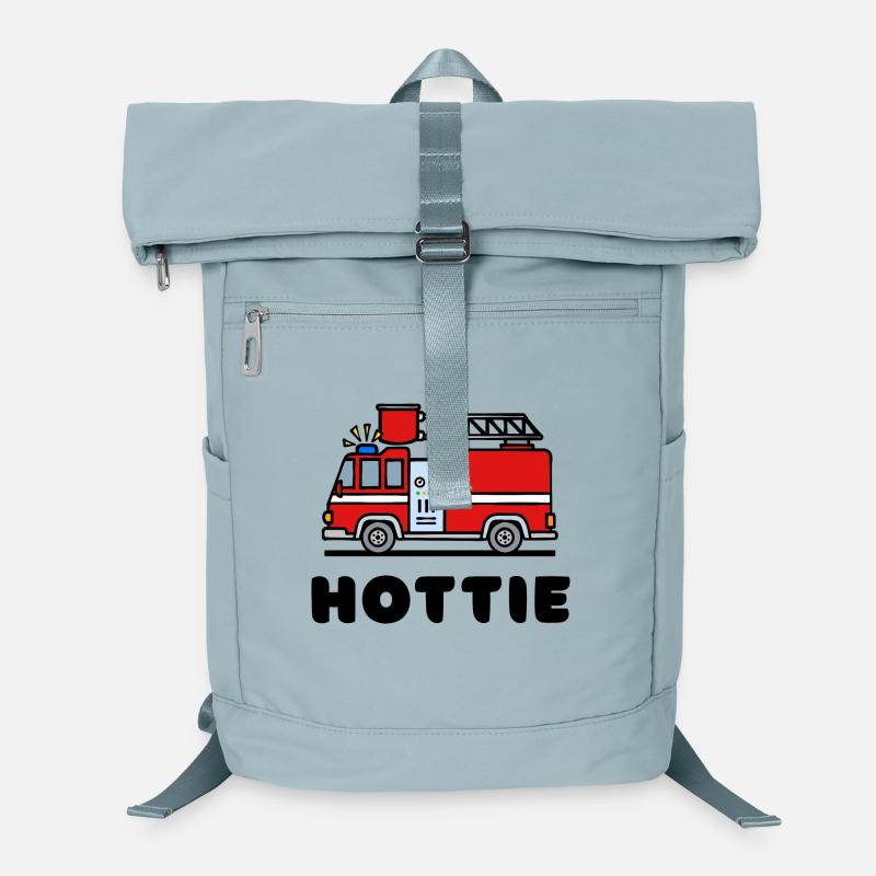 Slogan de protection incendie des pompiers Sac à dos ordinateur