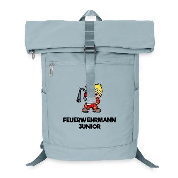 Feuerlöscher Brandschutz Feuerwehr Statement - Laptop-Rucksack  - Eisblau - Vorne