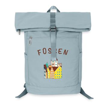 Füssen, vieille ville romantique, château, Bavière - Sac à dos ordinateur - bleu glacier - Devant