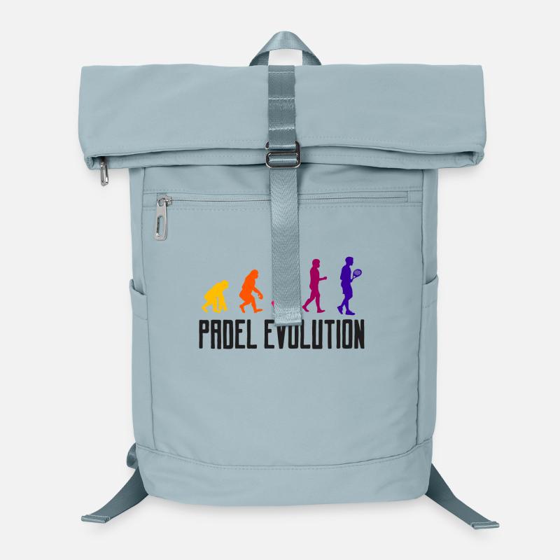 Padelspiel Padel Evolution Spieler Sportart Spruch Laptop-Rucksack 