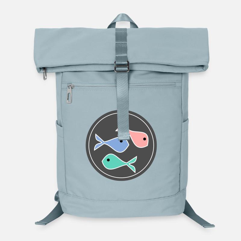 SARDINE. FISH. APRIL FOOL. EASTER. SEA Laptop Backpack