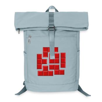 chocolate, I love chocolate, chocolate addicted - Laptop Backpack - ice blue - Front