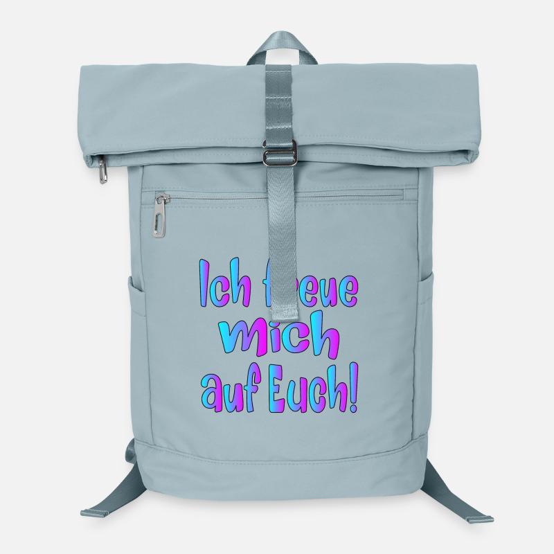 Ich freue mich auf EUCH - SPRÜCHE Laptop-Rucksack 