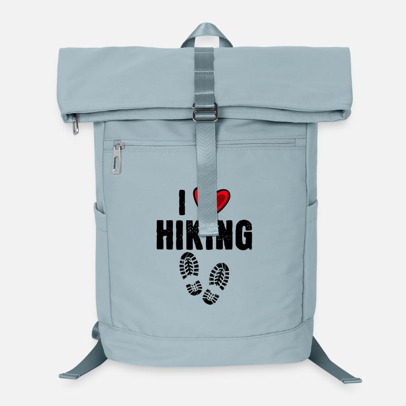 Ich Liebe Wandern Wanderer Herz Statement Berge Laptop-Rucksack 