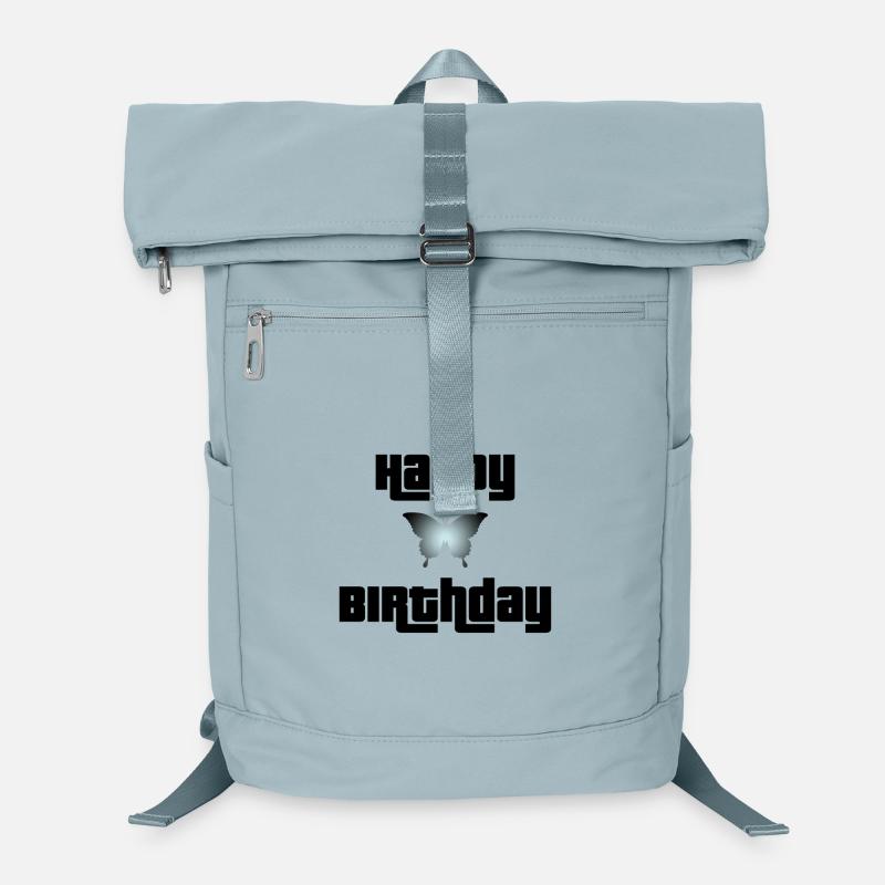 Happy Birthday Schmetterling Design Laptop-Rucksack 