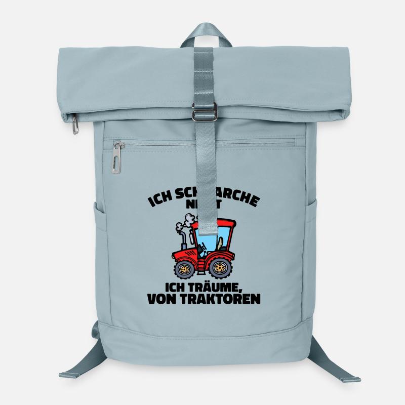 Traktor Statement Fahrzeug Ackerbau Biobauer Laptop-Rucksack 