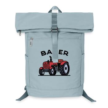 Kraftfahrzeug Trecker Feld Traktor Spruch Landwirt - Laptop-Rucksack  - Eisblau - Vorne
