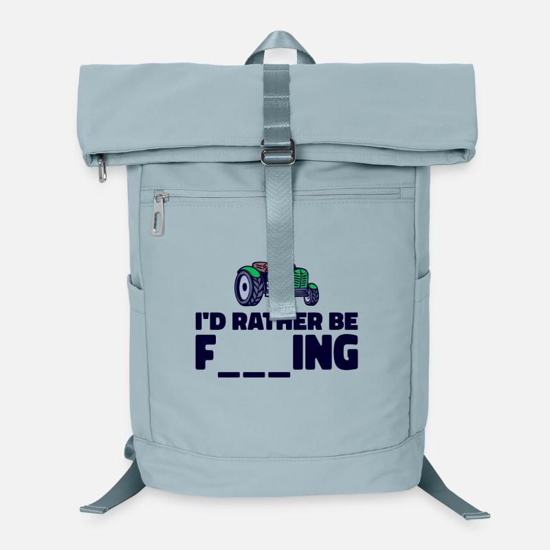 Farm Tractor Statement Agriculture Field Laptop Backpack