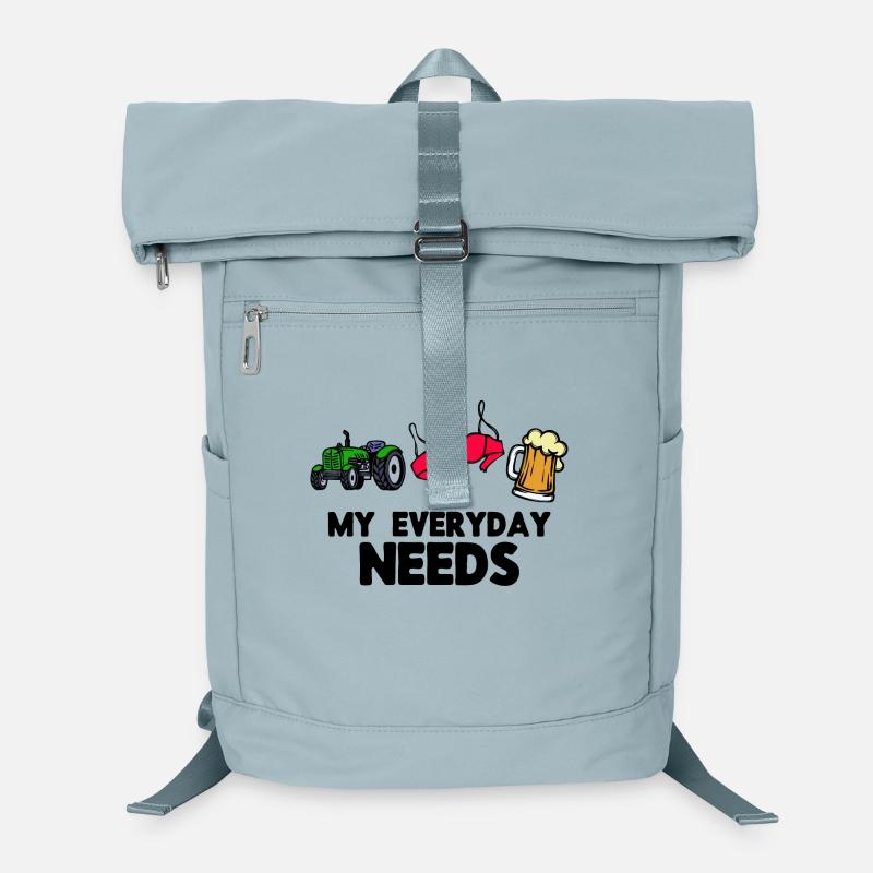 Landmaschinen Ackerbau Traktor Fahrzeug Statement Laptop-Rucksack 