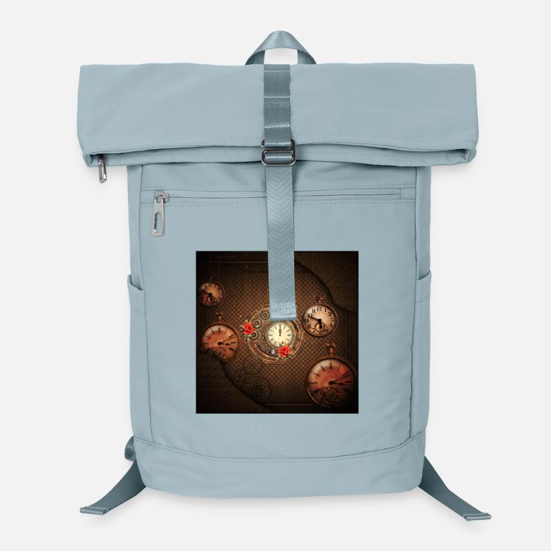 Merveilleuse montre steampunk Sac à dos ordinateur