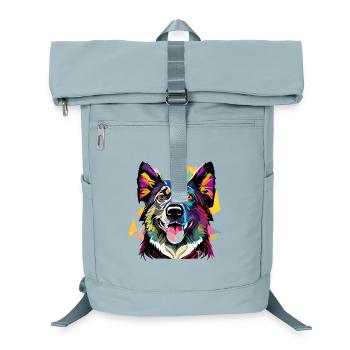 Schäferhund - Laptop-Rucksack  - Eisblau - Vorne