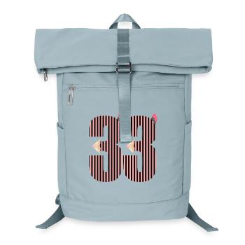 NUMBER 33 - THIRTY-THREE - 33rd Birthday - Laptop Backpack - ice blue - Front