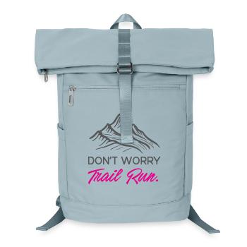 Mach dir keine Sorgen. Trailrun. - Laptop-Rucksack  - Eisblau - Vorne