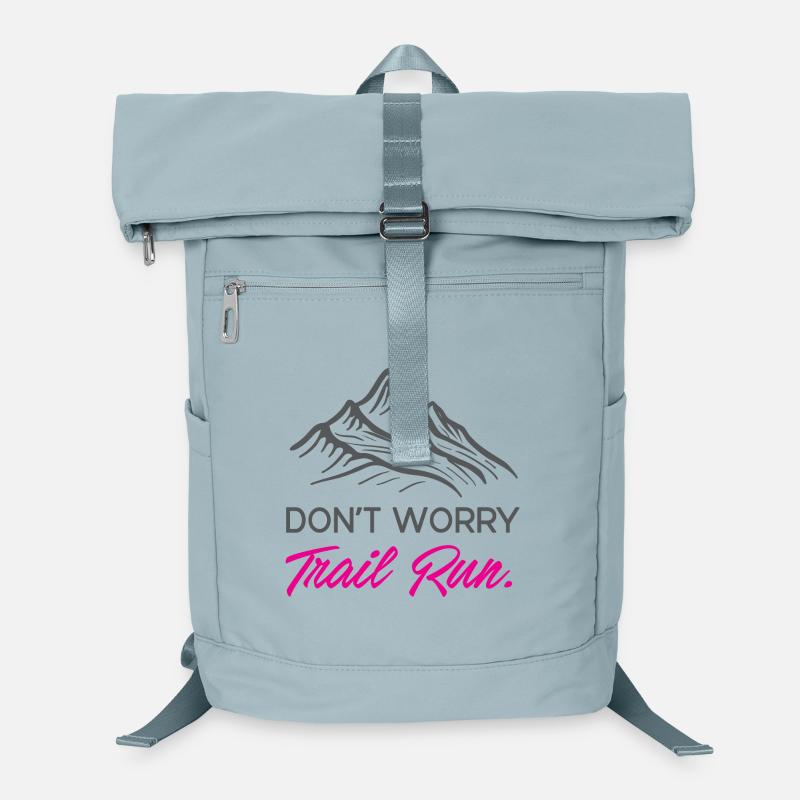 Ne vous inquiétez pas. Course en sentier. Sac à dos ordinateur