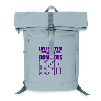 Domino Design - Laptop-Rucksack  - Eisblau - Vorne