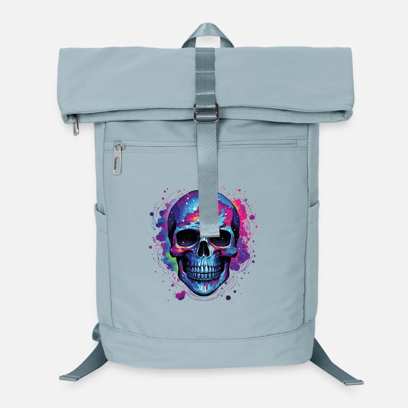 Psyche Schädel Nebula Laptop-Rucksack 