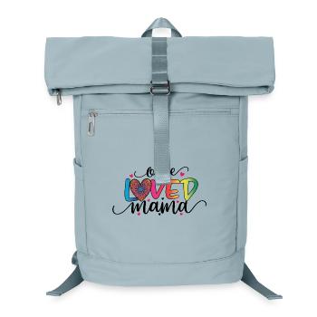 Eine geliebte Mama - Laptop-Rucksack  - Eisblau - Vorne