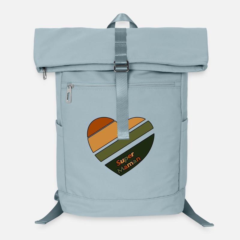 Cœur Créatif Super Maman Sac à dos ordinateur