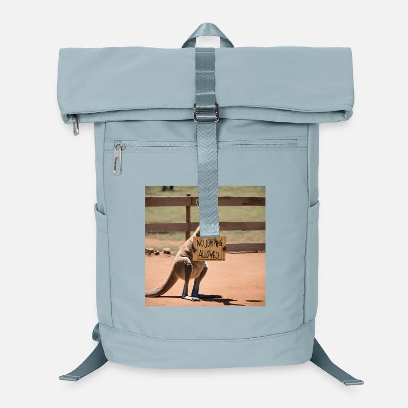 Kangaroo Meme Design - Printflow Laptop Backpack