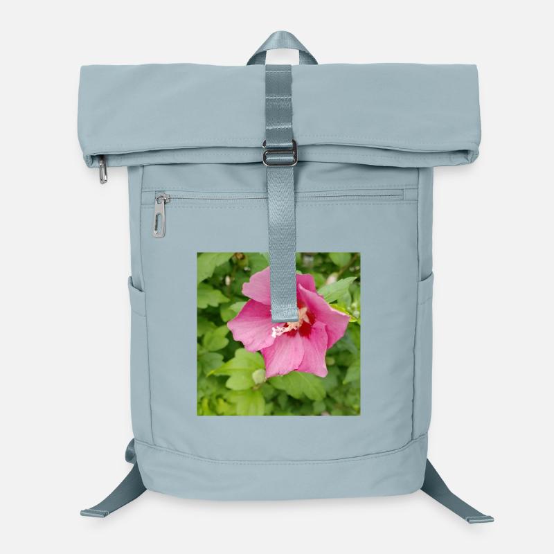 Pink Hibiscus (Shrub Marshmallow) Laptop Backpack