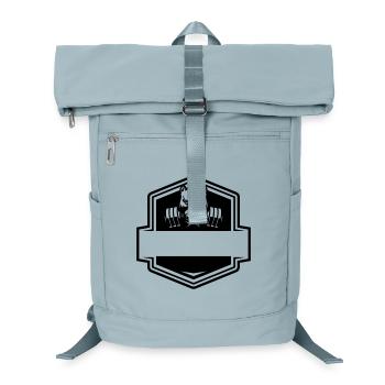Pitbull Bodybuilding – Muscle Strength & Motivation - Laptop Backpack - ice blue - Front