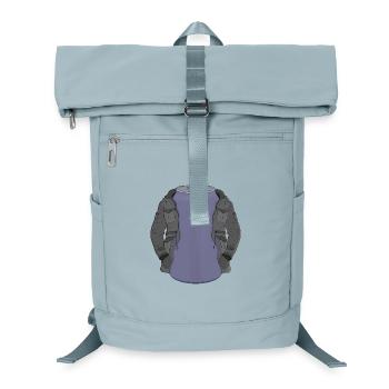 Lustiges kaltes Getränk - Laptop-Rucksack  - Eisblau - Vorne