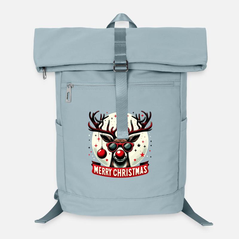 Reindeer Christmas Fun - Original Sweater - Laptop Backpack - ice blue