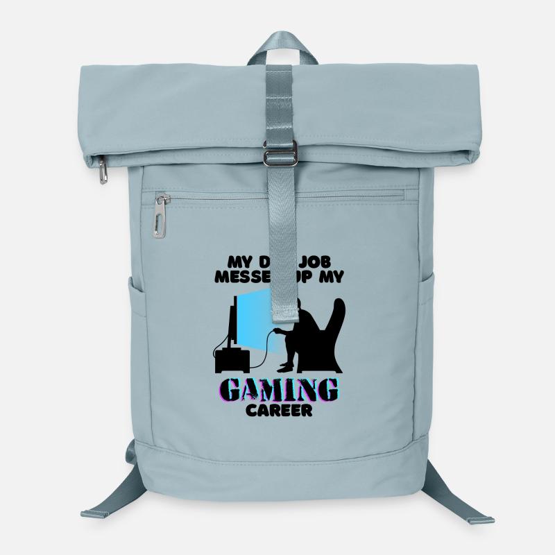 Carrière Gamer Déclaration Bourreau de travail Travail Emploi Sac à dos ordinateur