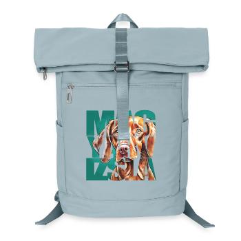 Magyar Vizsla Portrait - Laptop-Rucksack  - Eisblau - Vorne