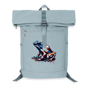 Poison dart frog USA - Laptop Backpack - ice blue - Front