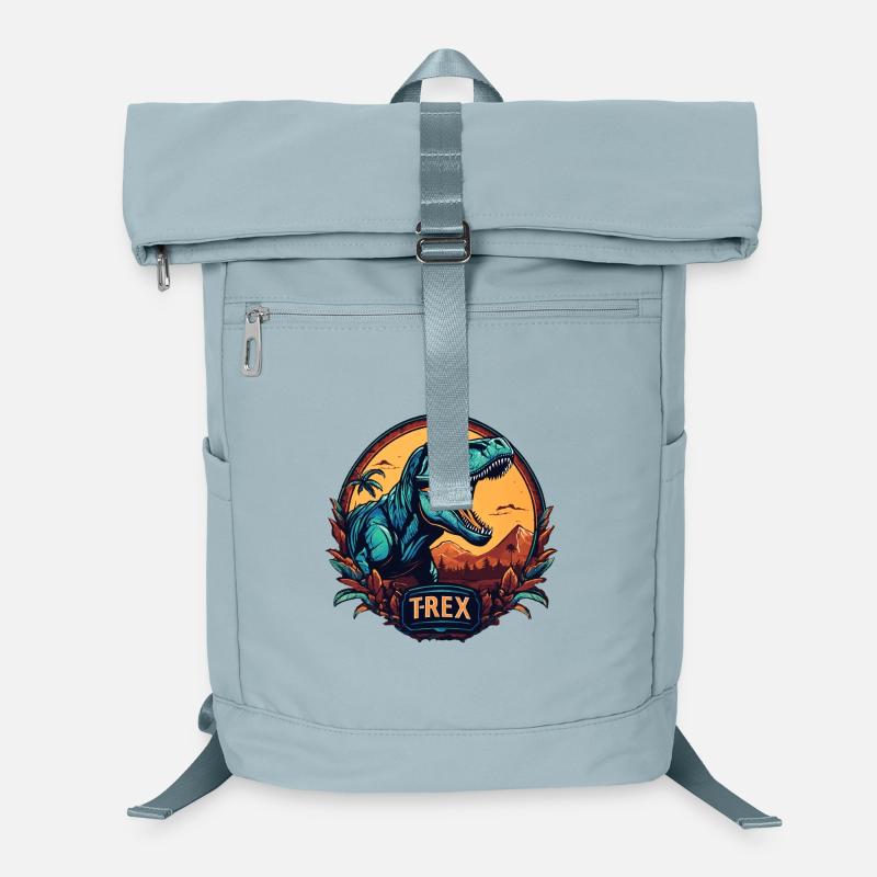 Dinosaur T-Rex logo Laptop Backpack