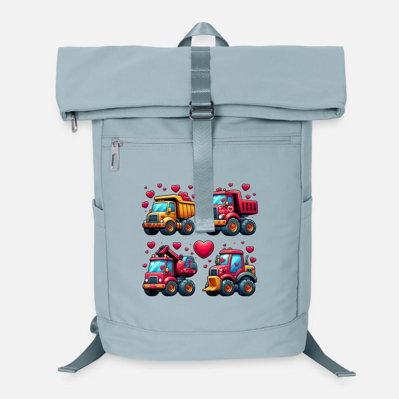 Tiny Builders' Affection - Construction T-Shirt Laptop Backpack