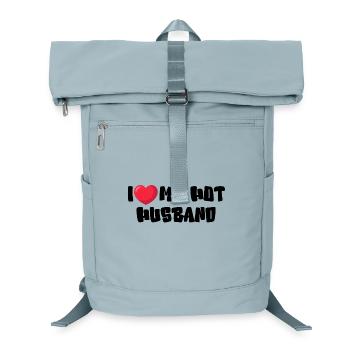 J’aime mon mari chaud - Sac à dos ordinateur - bleu glacier - Devant