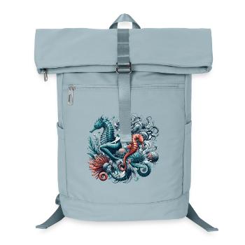 Meerjungfrau Nixe Seepferdchen Geschenk - Laptop-Rucksack  - Eisblau - Vorne