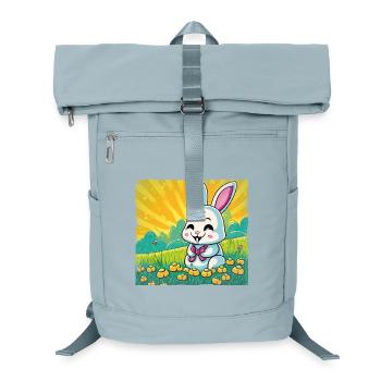 Bunny comic style funny - Laptop Backpack - ice blue - Front