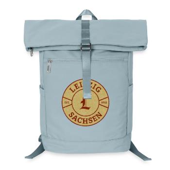 Leipzig Sächsisches Emblem Vintage - Laptop-Rucksack  - Eisblau - Vorne