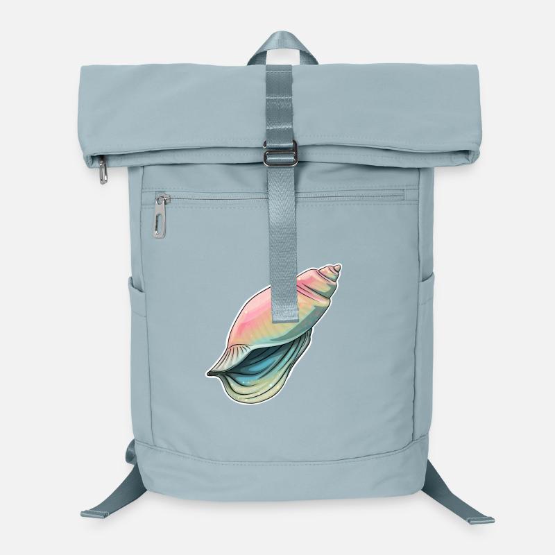 Illustration de coquillage pastel Sac à dos ordinateur