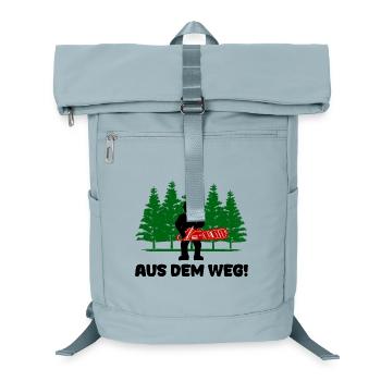 Saw Wood Statement Forestry Lumberjack Woodwork - Laptop Backpack - ice blue - Front