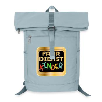 FAHRDIENST KINDER - AUTOFAHREN - Laptop-Rucksack  - Eisblau - Vorne