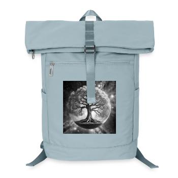 The Cosmic Yggdrasil - Laptop Backpack - ice blue - Front