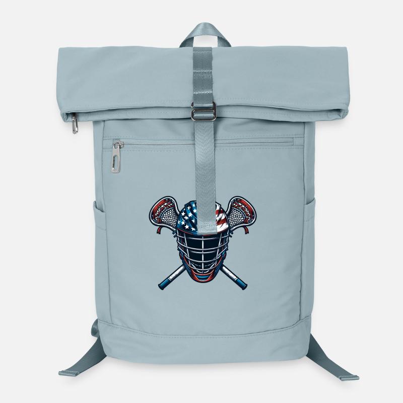 Casque de sport Lacrosse USA Flag Sac à dos ordinateur