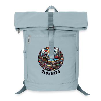 Olongapo City Philippines City Skyline - Laptop Backpack - ice blue - Front