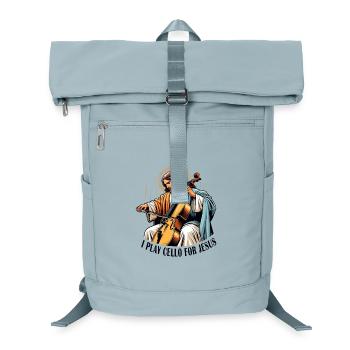 I play cello for Jesus music - Laptop Backpack - ice blue - Front