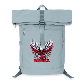 Polen Polska polnisch Flagge Fahne Geschenk - Laptop-Rucksack  - Eisblau - Vorne