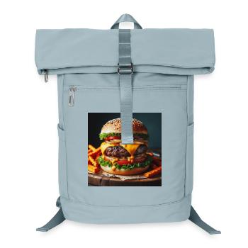 Full Burger - Laptop Backpack - ice blue - Front