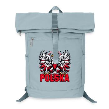 Poland Polska Polish Red White Gift - Laptop Backpack - ice blue - Front